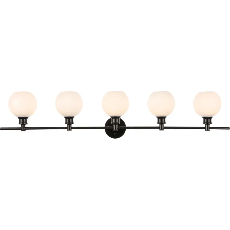 Collier 5 Light 47 inch Black Wall sconce Wall Light