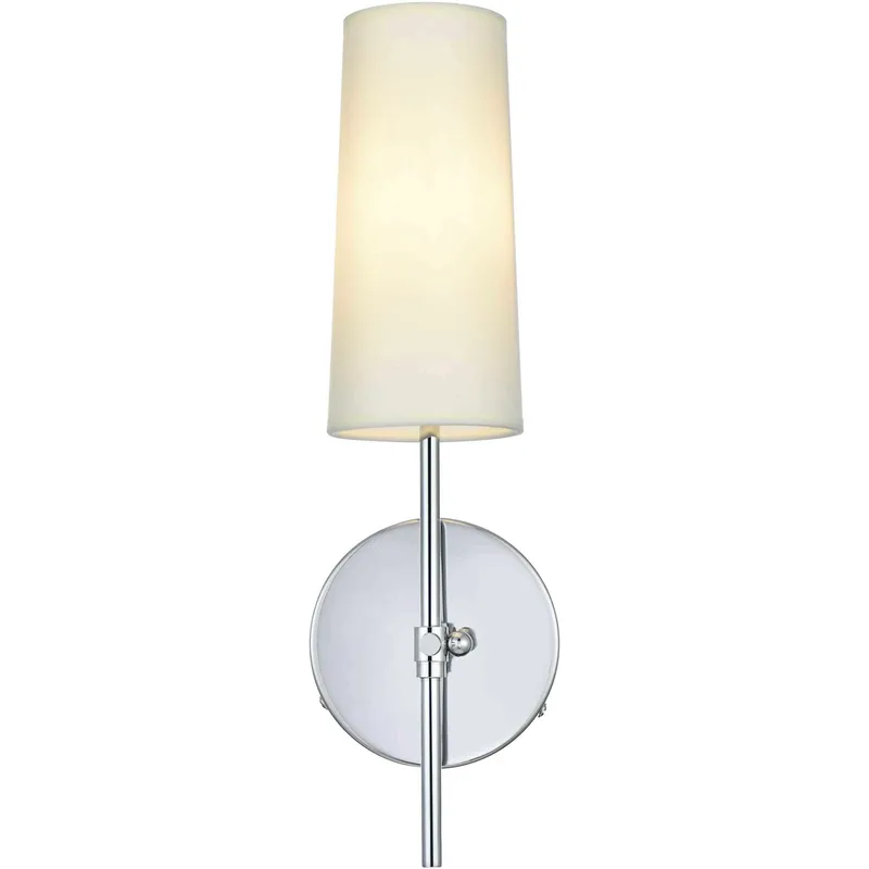 Mel 1 Light 5 inch Chrome Bath Sconce Wall Light
