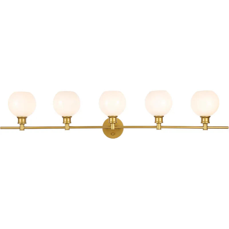 Collier 5 Light 47 inch Brass Wall sconce Wall Light