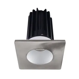 Lotus 2" LED Recessed Downlight - High Output - 15W - 2700K - 980 Lumens - Silver Reflector - Square Brushed Nickel Trim - 120V