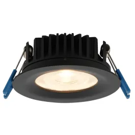 Lotus 3" Round Slim Recessed LED Downlight - 11W - CCT Selectable - 940 Lumens - 120V - Black