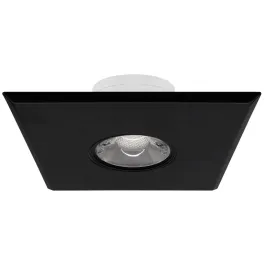 Lotus 10W 5" Square J-Box Mount LED Downlight - CCT Selectable - 740 Lumens - 120V - Black