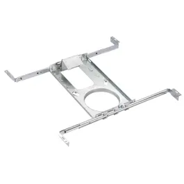 Lotus Flanged Rough-In Plate with Hanger Bars for 3 1/2" Recessed Downlights