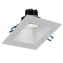 Lotus 5" Square Sloped Regressed Gimbal LED Downlight - High Output - 11W - CCT Selectable - 1,000 Lumens - 120V - White