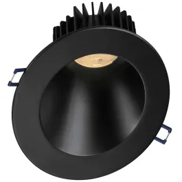 Lotus 5" Sloped Deep Regressed LED Downlight - 30° Slope - High Output - 18W - CCT Selectable - 1,600 Lumens - 120V - Black