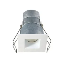 Lotus 6W 2" Mini LED Square Recessed Downlight - 3000K - 480 Lumens - 24V - White