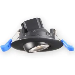 Lotus 2" Eyeball Gimbal LED Downlight - 5W - 2700K - 380 Lumens - 120V - Black
