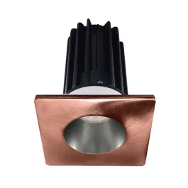 Lotus 2" LED Recessed Downlight - 8W - 4000K - 620 Lumens - Chrome Reflector - Square Copper Trim - 24° - 120V
