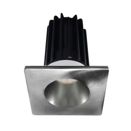 Lotus 2" LED Recessed Downlight - High Output - 15W - 3000K - 1,000 Lumens - Chrome Reflector - Square Chrome Trim - 24° - 120V