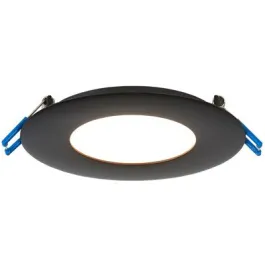 Lotus 4" Round Ultimate Super Thin LED Downlight - 13.5W - 4000K - 800 Lumens - Black