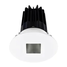 Lotus 2" LED Recessed Downlight - 8W - 4000K - 620 Lumens - Chrome Reflector - Square Hole Trim - 120V