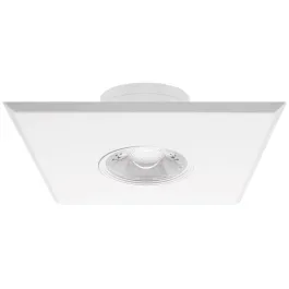 Lotus 10W 5" Square J-Box Mount LED Downlight - CCT Selectable - 740 Lumens - 120V - White