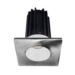 Lotus 2" LED Recessed Downlight - 8W - 3000K - 600 Lumens - White Reflector - Square Chrome Trim - 120V