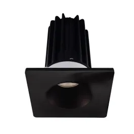 Lotus 2" LED Recessed Downlight - High Output - 15W - 3000K - 1,000 Lumens - Bronze Reflector - Square Black Trim - 120V