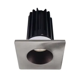 Lotus 2" LED Recessed Downlight - 8W - 4000K - 620 Lumens - Bronze Reflector - Square Brushed Nickel Trim - 120V