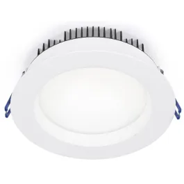 Lotus 6" Round Regressed LED Downlight - 17W - 3000K - 1,200 Lumens - White