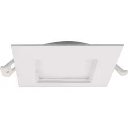 Lotus 9W 4" Square Regressed Baffle LED Downlight - CCT Selectable - 750 Lumens - 120V