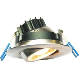 Lotus 3" Eyeball Gimbal LED Downlight - 7.5W - 3000K - 600 Lumens - 120V - Brushed Nickel