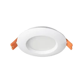 Lotus 6W 3" Round Regressed Baffle LED Downlight - CCT Selectable - 480 Lumens - 120V - White