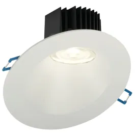 Lotus 4" Round Sloped Regressed LED Downlight - 15W - CCT Selectable - 1,390 Lumens - 120V - White