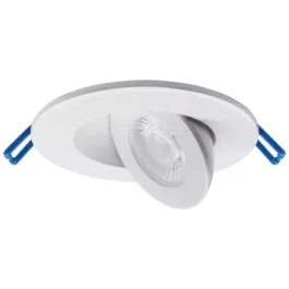 Lotus 2" Floating Gimbal LED Downlight - 5W - CCT Selectable - 420 Lumens - 120V - White