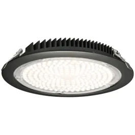 Lotus 10" Round Commercial Recessed LED Downlight - 50W - 0-10V Dimming - 4000K - 6,700 Lumens - 120-277V - Black