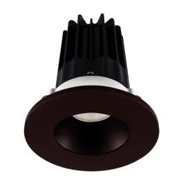 Lotus 2" LED Recessed Downlight - High Output - 15W - 4000K - 1,020 Lumens - Bronze Reflector - Round Bronze Trim - 120V