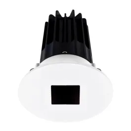 Lotus 2" LED Recessed Downlight - 8W - 3000K - 600 Lumens - Bronze Reflector - Square Hole Trim - 120V