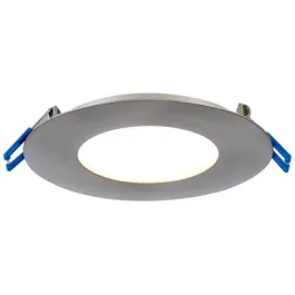 Lotus 4" Round Ultimate Super Thin LED Downlight - 13.5W - 4000K - 800 Lumens - Brushed Nickel