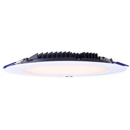 Lotus 33W 8" Slim Round LED Downlight - 4000K - 2,400 Lumens - White
