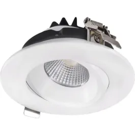 Lotus Venus 4" Round Recessed Gimbal LED Downlight - 12W - CCT Selectable - 920 Lumens - 120V - White