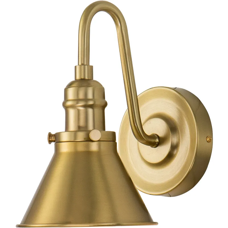 Provence 1 Light 6 inch AGB Bath Light Wall Light in Antique Brass