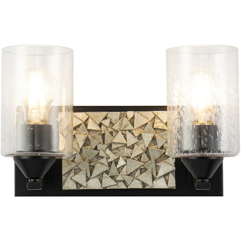 Bocage 2 Light 13 inch MB Bath Light Wall Light in Matte Black