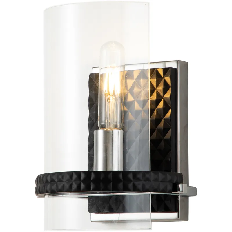 Mazant 1 Light 8 inch MB+PC Bath Light Wall Light
