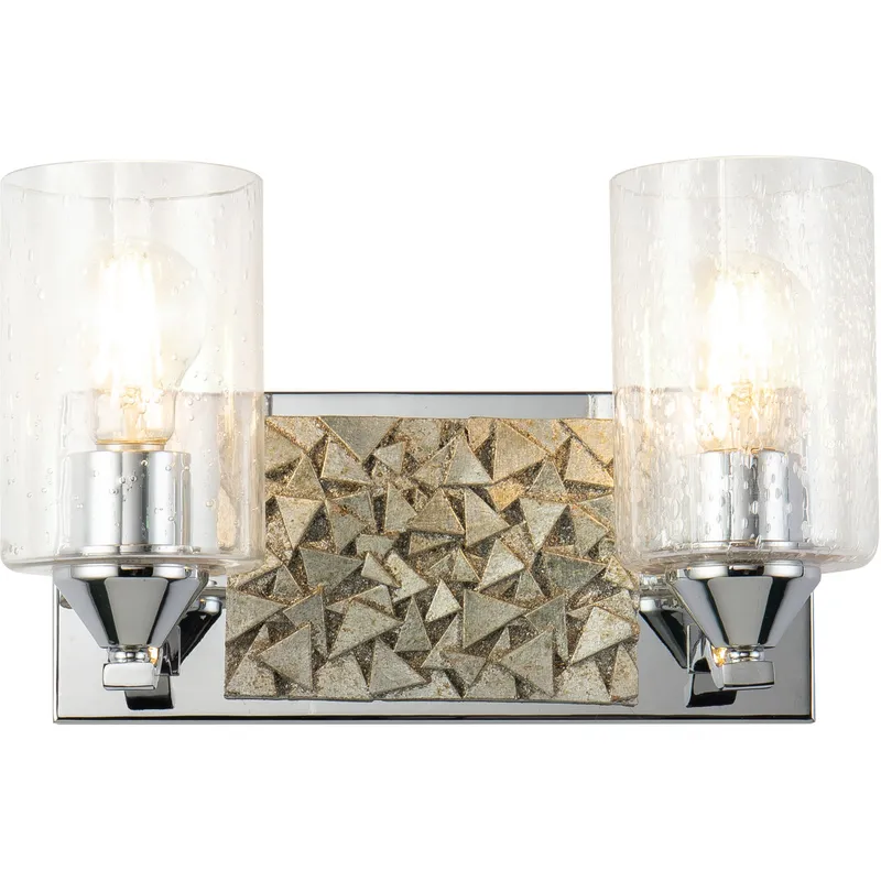 Bocage 2 Light 13 inch PC Bath Light Wall Light in Polished Chrome