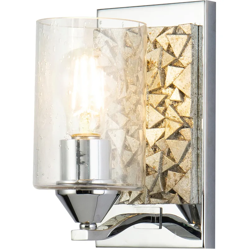 Bocage 1 Light 5 inch PC Bath Light Wall Light in Polished Chrome