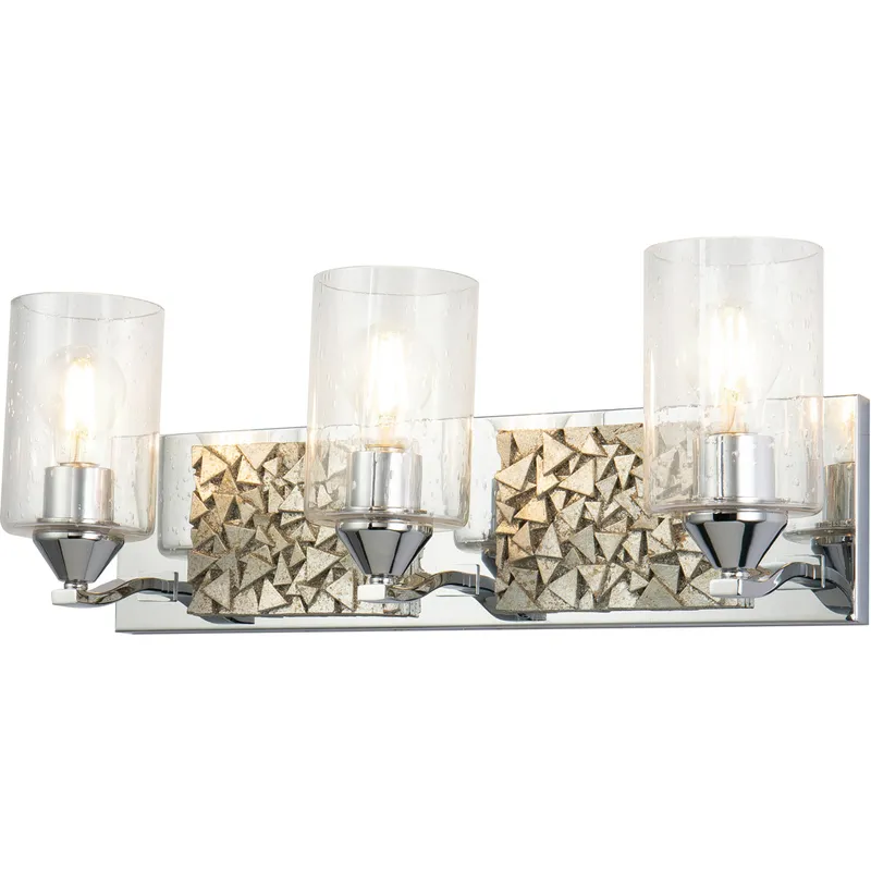 Bocage 3 Light 22 inch PC Bath Light Wall Light in Polished Chrome