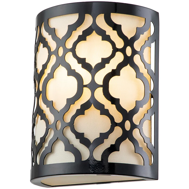 Arabella 1 Light 8 inch Black ADA Sconce Wall Light