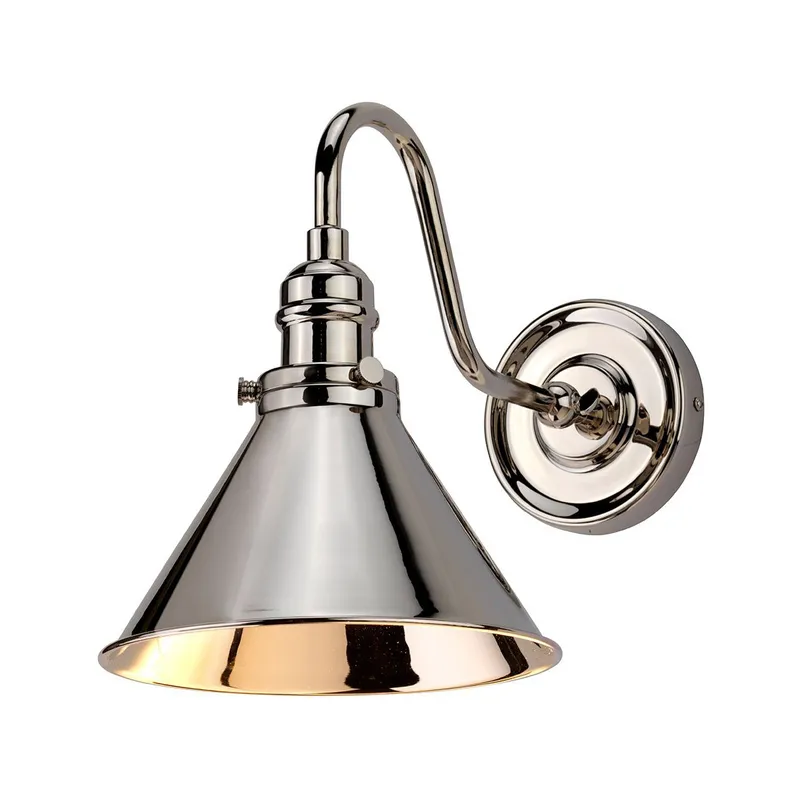 Provence 1 Light 13.4 inch Polished Nickel Wall Sconce Wall Light, Elstead