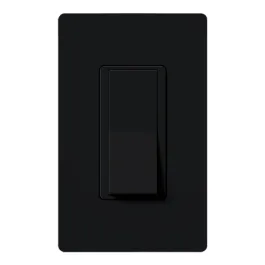 Lutron Claro Single-Pole Switch - 15A - Midnight