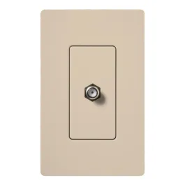 Lutron Claro Cable Jack - Taupe