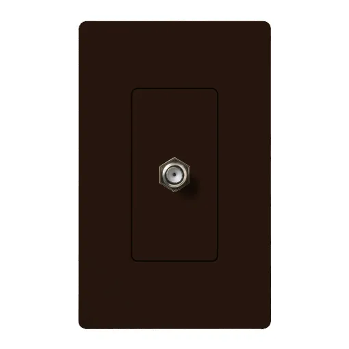 Lutron Claro Cable Jack - Brown