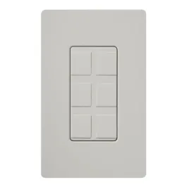 Lutron Claro 6-Port Frame - Palladium