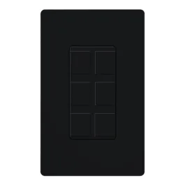 Lutron Claro 6-Port Frame - Midnight