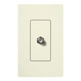 Lutron Claro Cable Jack - Biscuit