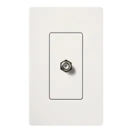Lutron Claro Cable Jack - White