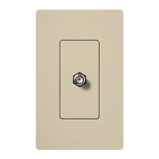 Lutron Claro Cable Jack - Light Almond