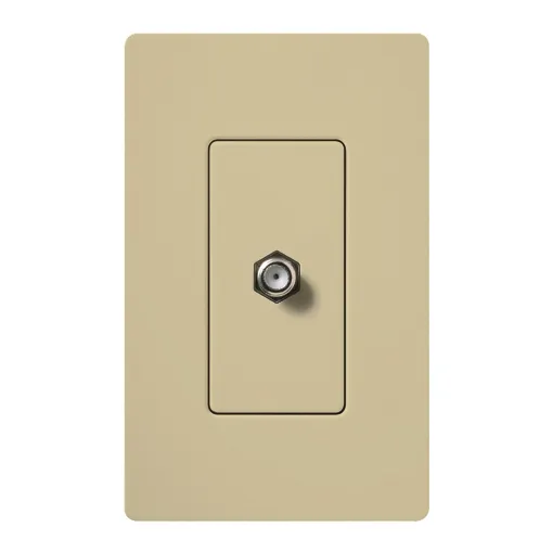 Lutron Claro Cable Jack - Ivory