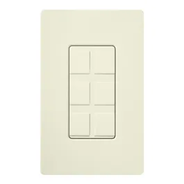 Lutron Claro 6-Port Frame - Biscuit