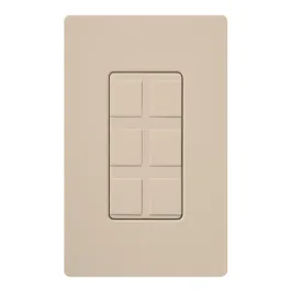 Lutron Claro 6-Port Frame - Taupe
